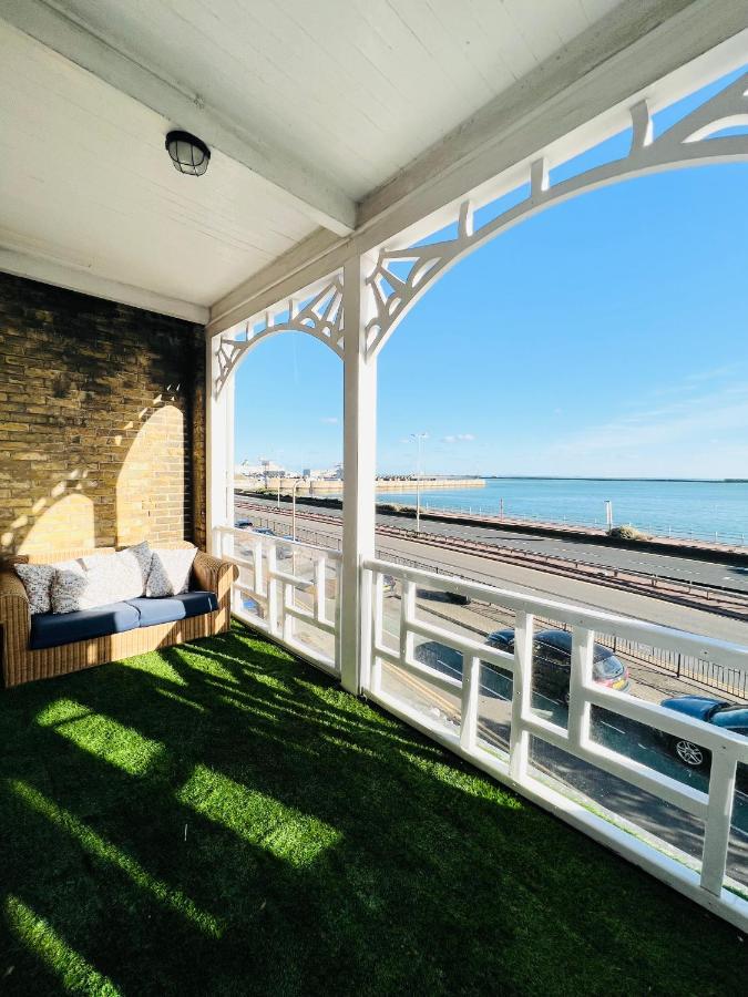 Flat 4 Marine Parade House, 1 East Cliff- Next To Dover Port, White Cliffs, Beach, Castle エクステリア 写真