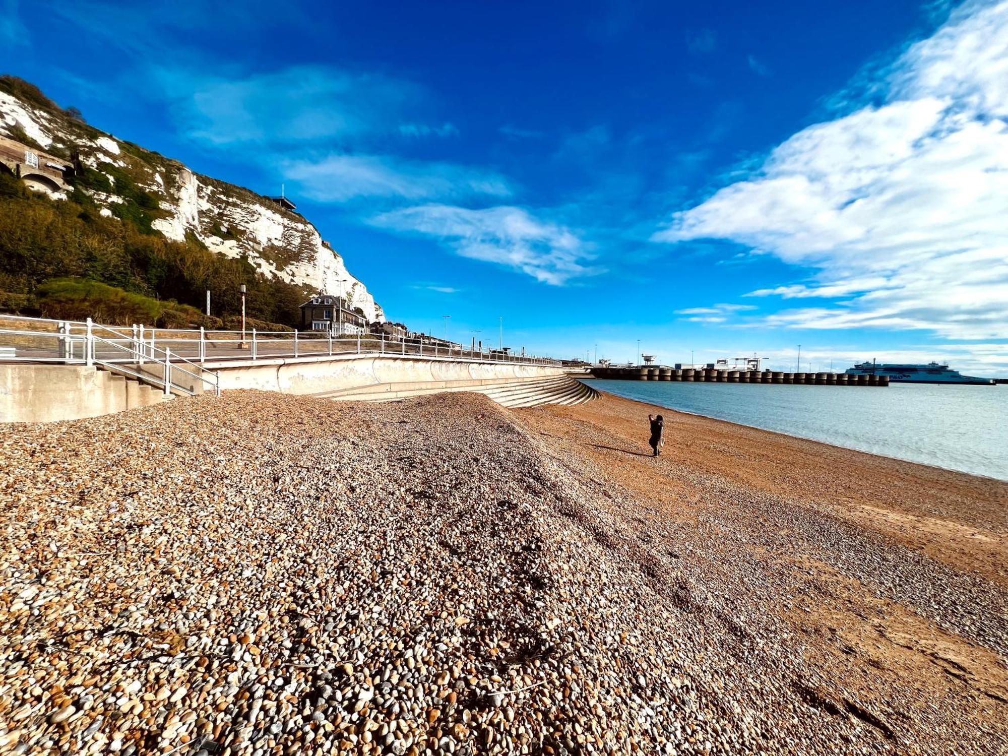 Flat 4 Marine Parade House, 1 East Cliff- Next To Dover Port, White Cliffs, Beach, Castle エクステリア 写真