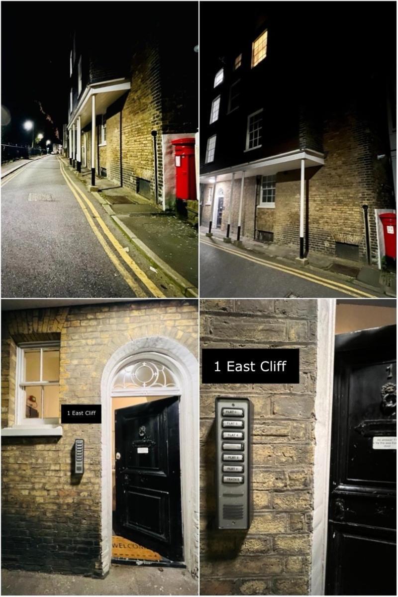 Flat 4 Marine Parade House, 1 East Cliff- Next To Dover Port, White Cliffs, Beach, Castle エクステリア 写真